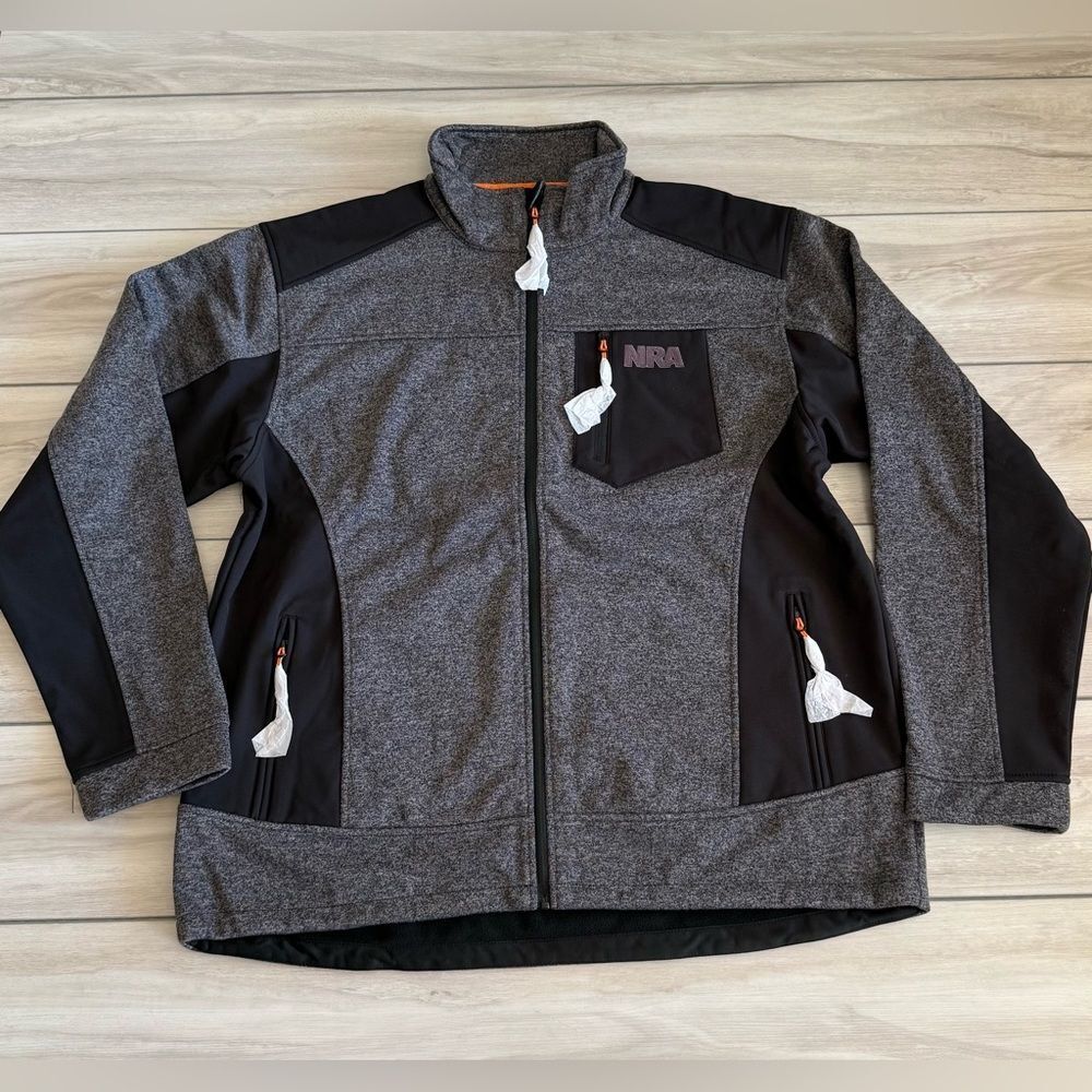 NRA Jacket Grey 3XL NWT IN PACKAGE